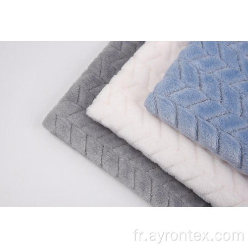 Tissu de tricot Jacquard en flanelle